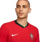 446100_4 Portugal Home Authentic Soccer Jersey EURO