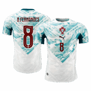 B.FERNANDES #8 Portugal Away Player Version Jersey World Cup 2026
