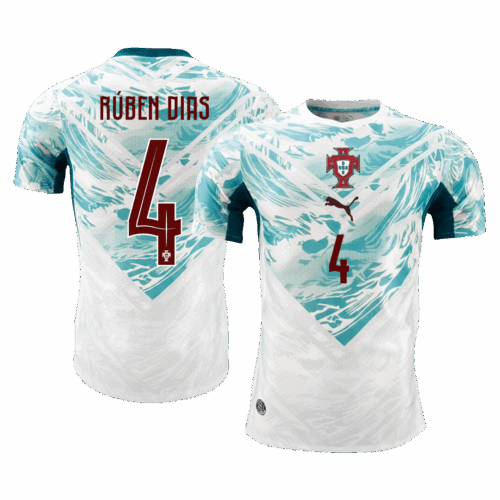 RÚBEN DIAS #4 Portugal Away Player Version Jersey World Cup 2026