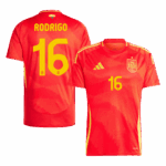 461511_1 RODRIGO #16 Spain Home Soccer Jersey EURO