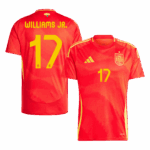 WILLIAMS JR. #17 Spain Home Soccer Jersey EURO
