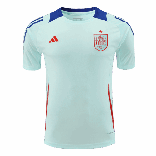 Spain Pre-Match Soccer Jersey EURO Blue