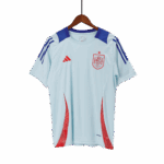 487421_5 Spain Pre-Match Soccer Jersey EURO Blue