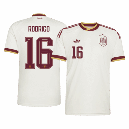 RODRIGO #16 Spain Away Soccer Jersey World Cup 2026