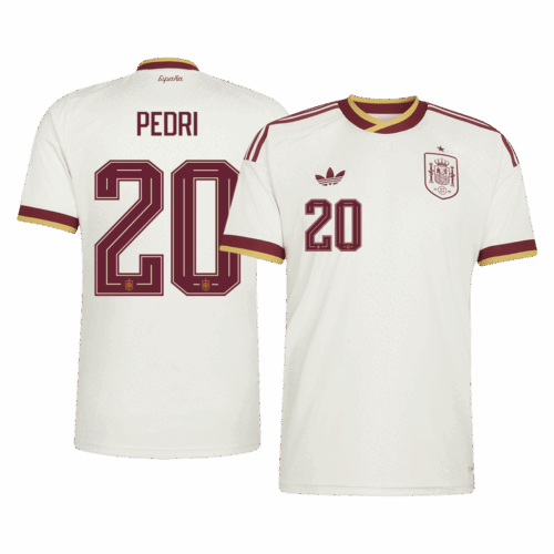 PEDRI #20 Spain Away Soccer Jersey World Cup 2026