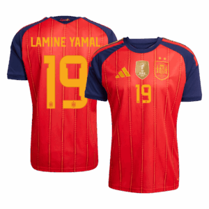 LAMINE YAMAL #19 Spain Champion Edition Home Soccer Jersey World Cup 2026