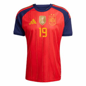 LAMINE YAMAL #19 Spain Champion Edition Home Soccer Jersey World Cup 2026