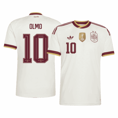 OLMO #10 Spain Champion Edition Away Soccer Jersey World Cup 2026