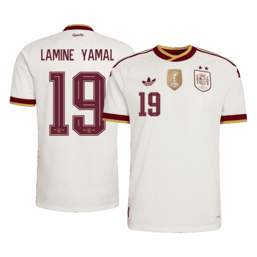 LAMINE YAMAL #19 Spain Champion Edition Away Soccer Jersey World Cup 2026