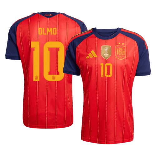 OLMO #10 Spain Champion Edition Home Soccer Jersey World Cup 2026