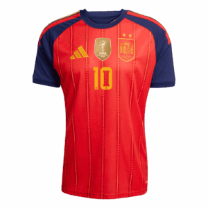 OLMO #10 Spain Champion Edition Home Soccer Jersey World Cup 2026