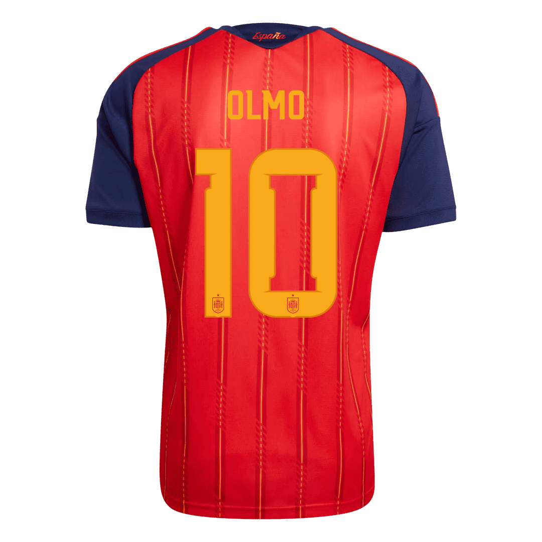 OLMO #10 Spain Champion Edition Home Soccer Jersey World Cup 2026