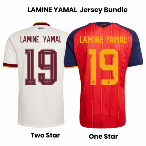LAMINE YAMAL #19 Spain Champion Away & Spain Home World Cup 2026