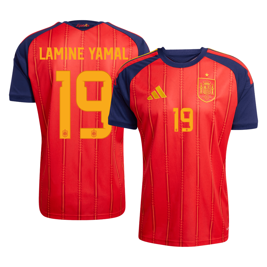 LAMINE YAMAL #19 Spain Champion Away & Spain Home World Cup 2026