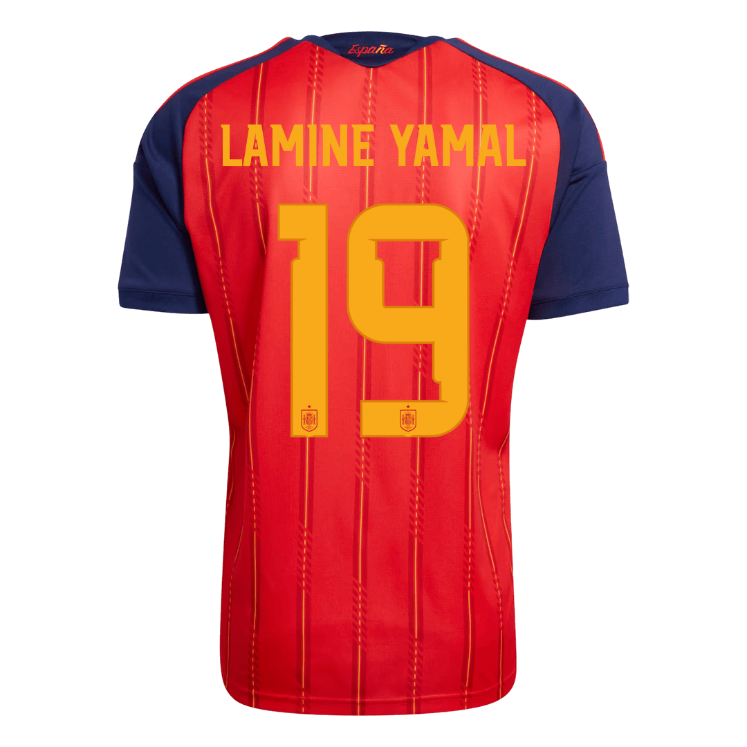 LAMINE YAMAL #19 Spain Champion Away & Spain Home World Cup 2026