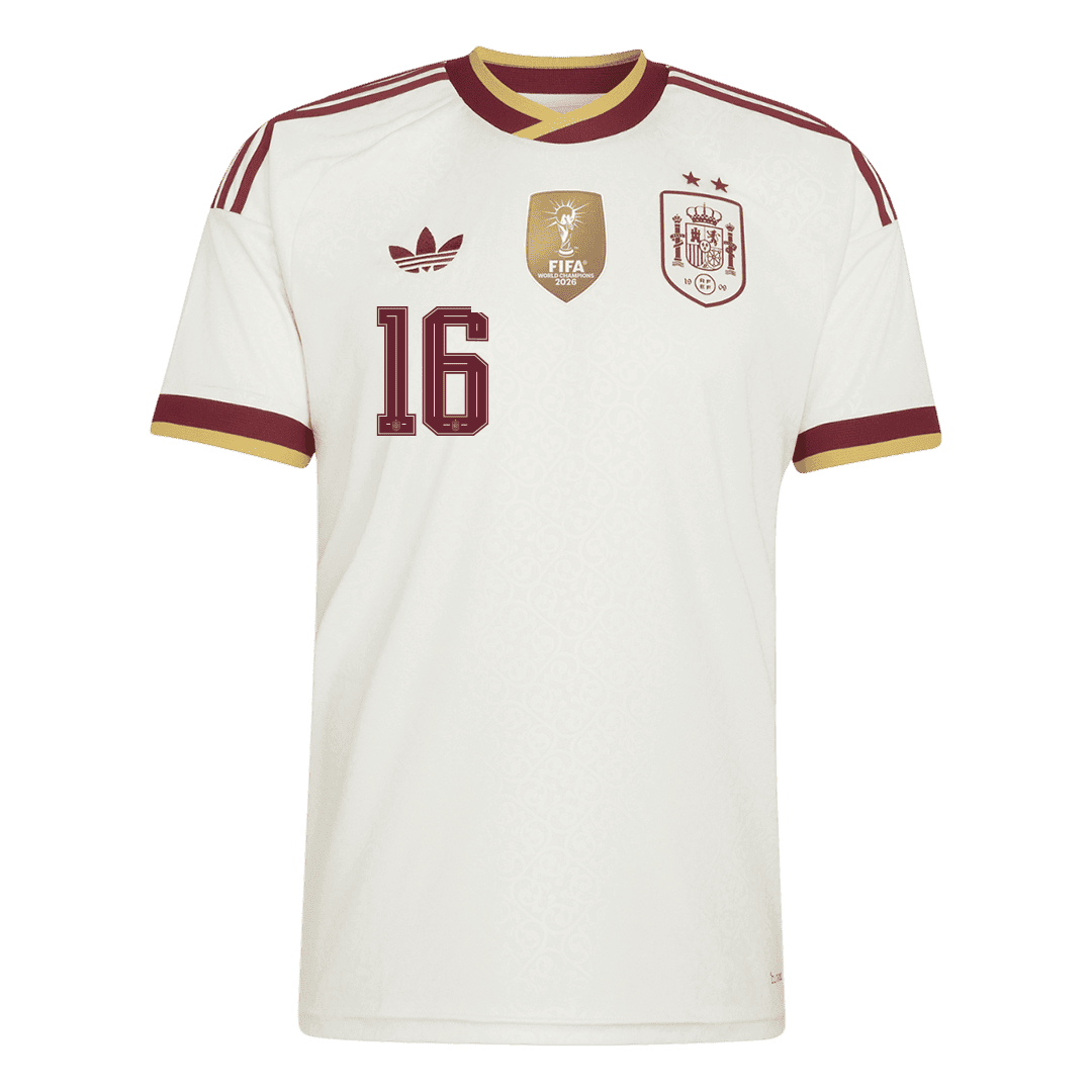 RODRIGO #16 Spain Away champion World Cup 2026 & Barcelona Home 2026/27
