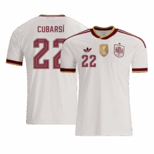 CUBARSÍ #22 Spain Champion Away Soccer Jersey World Cup 2026