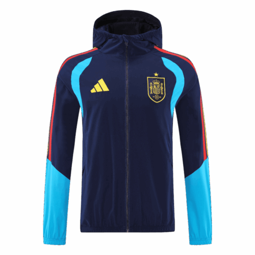 Spain Hoodie Jacket 2026 - Blue&Black