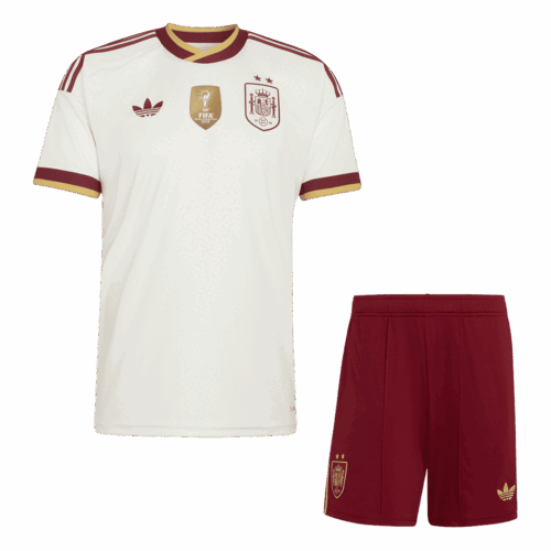 Spain Champion Away Kids Soccer Jerseys Kit World Cup 2026