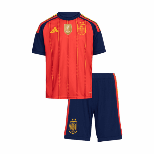 Spain Champion Home Kids Soccer Jerseys Kit World Cup 2026