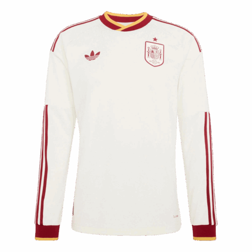 Spain Away Long Sleeve Jersey World Cup 2026