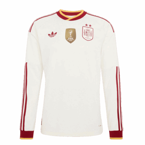 Spain Champion Away Long Sleeve Jersey World Cup 2026