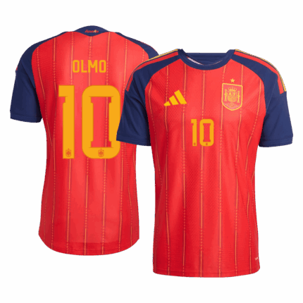 OLMO #10 Spain Home Player Version Jersey World Cup 2026
