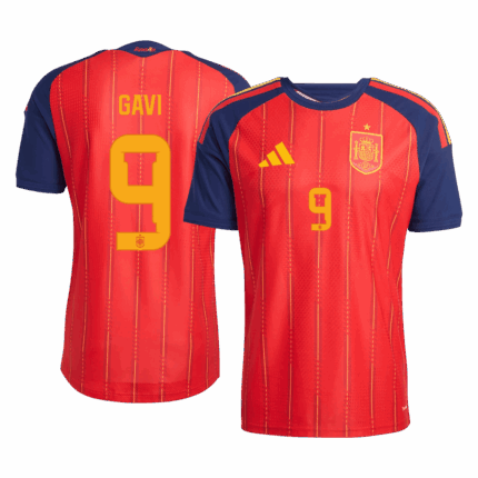GAVI	 #9 Spain Home Player Version Jersey World Cup 2026