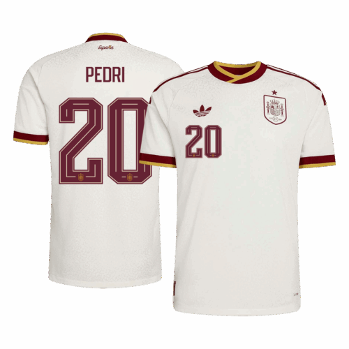 PEDRI #20 Spain Away Player Version Jersey World Cup 2026