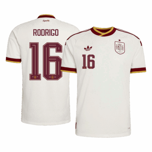 RODRIGO #16 Spain Away Player Version Jersey World Cup 2026
