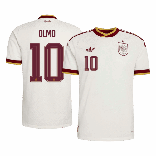 OLMO #10 Spain Away Player Version Jersey World Cup 2026
