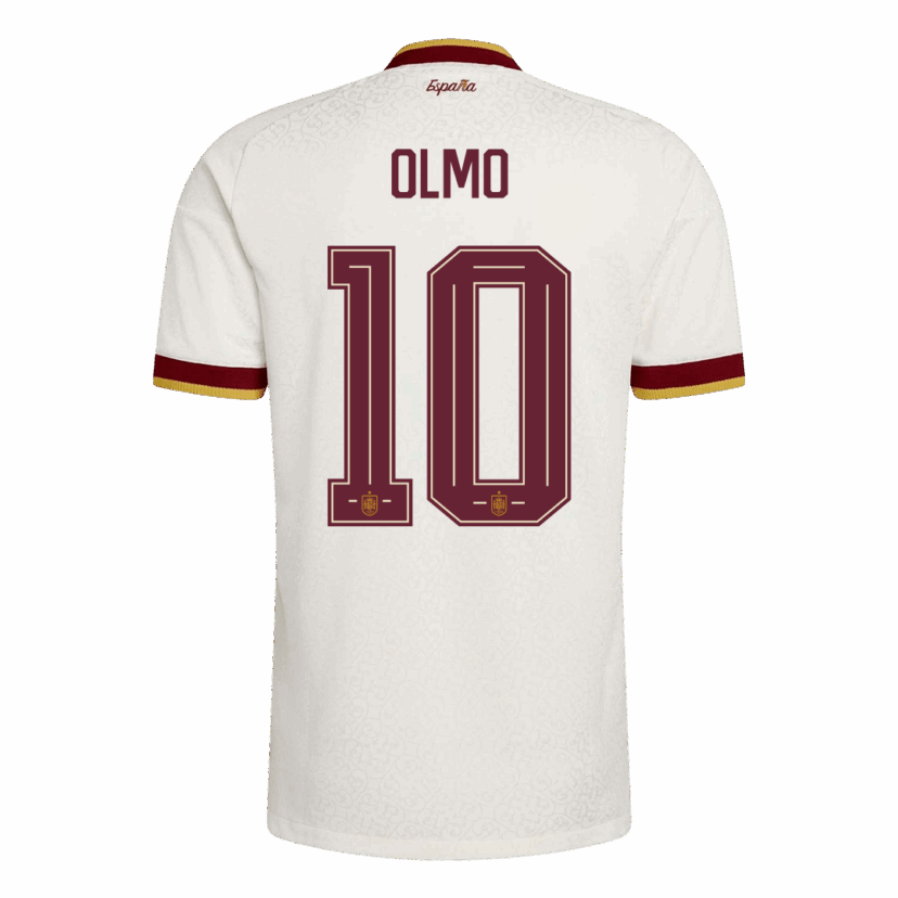 OLMO #10 Spain Away Player Version Jersey World Cup 2026