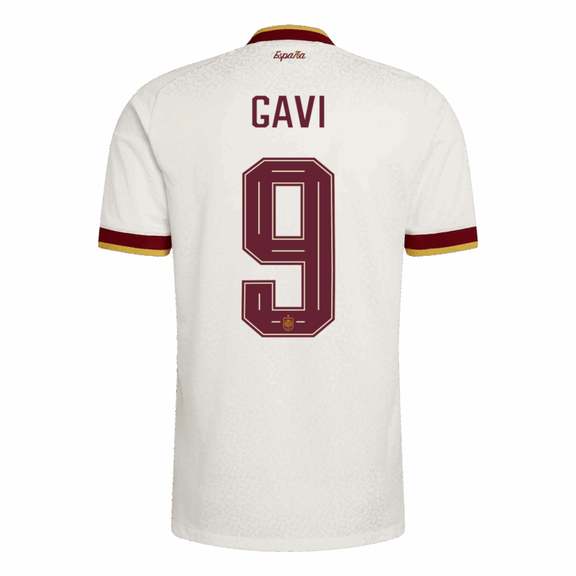 GAVI #9 Spain Away Player Version Jersey World Cup 2026