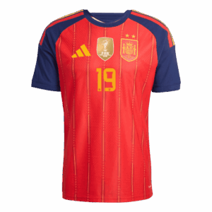 LAMINE YAMAL #19 Spain Home Player Version Jersey World Cup 2026 - Champion