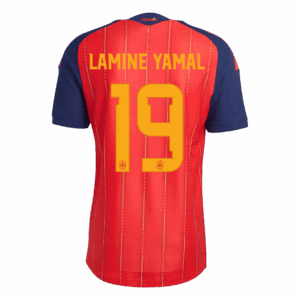 LAMINE YAMAL #19 Spain Home Player Version Jersey World Cup 2026 - Champion