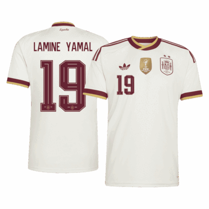 LAMINE YAMAL #19 Spain Away Player Version Jersey World Cup 2026 - Champion