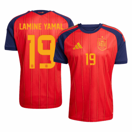 LAMINE YAMAL #19 Spain Home Soccer Jersey 2026