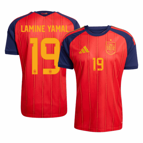 LAMINE YAMAL #19 Spain Home Soccer Jersey 2026