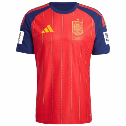 Spain Home Soccer Jersey World Cup 2026 - Final Match (With Patches)