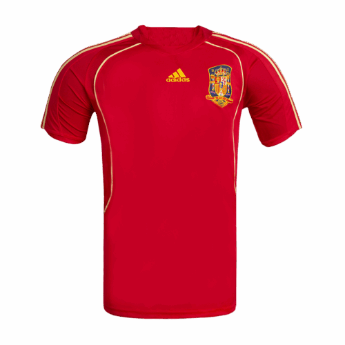 Retro Soccer Jersey Spain Home 2008