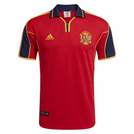 Retro Soccer Jersey Spain Home Euro Cup 2000