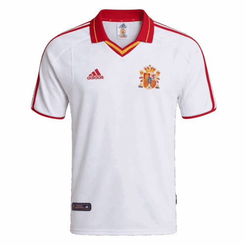 Retro Soccer Jersey Spain Away Euro Cup 2000