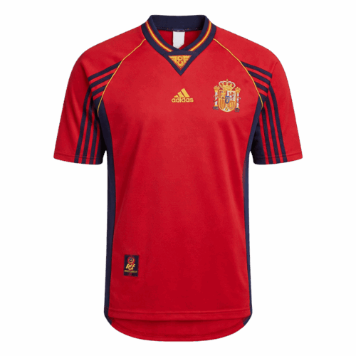 Retro Jersey Spain Home World Cup 1998