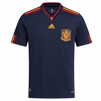 Retro Soccer Jersey Spain Away World Cup 2010