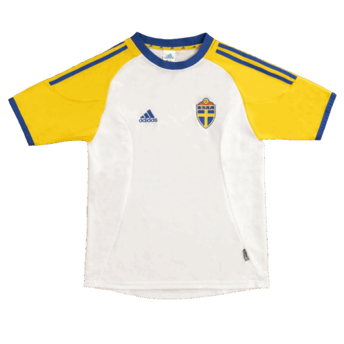 Retro Soccer Jersey Sweden Away World Cup 2002