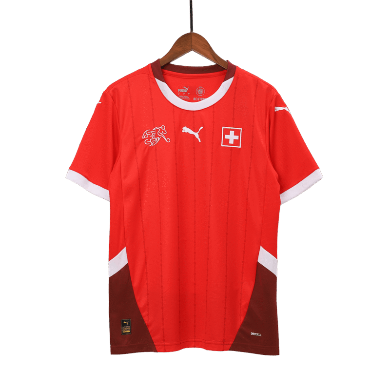Switzerland Home Soccer Jersey EURO 2024