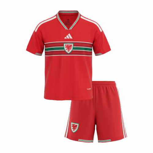 Wales Home World Cup Kids Soccer Jerseys Kit 2026