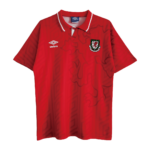 Retro Soccer Jersey Wales Home 1992/94